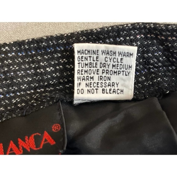 Casablanca Women's Size 14 Black Multicolor Button Detail Lined Pencil Skirt‎ - Picture 5 of 8